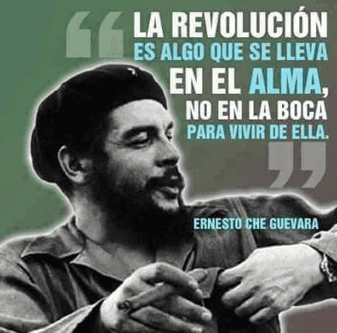 Memes shared by the network that quote revolutionary figure Che Guevara